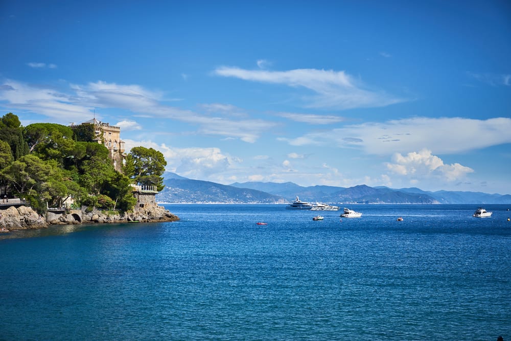 A Yacht Charter In Liguria Means Hitting The Beach! Visit Paraggi Bay (Pictured).