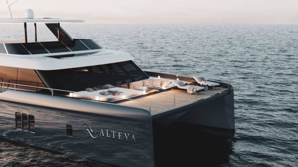 Foredeck Of Alteya Yacht For Charter In Greece