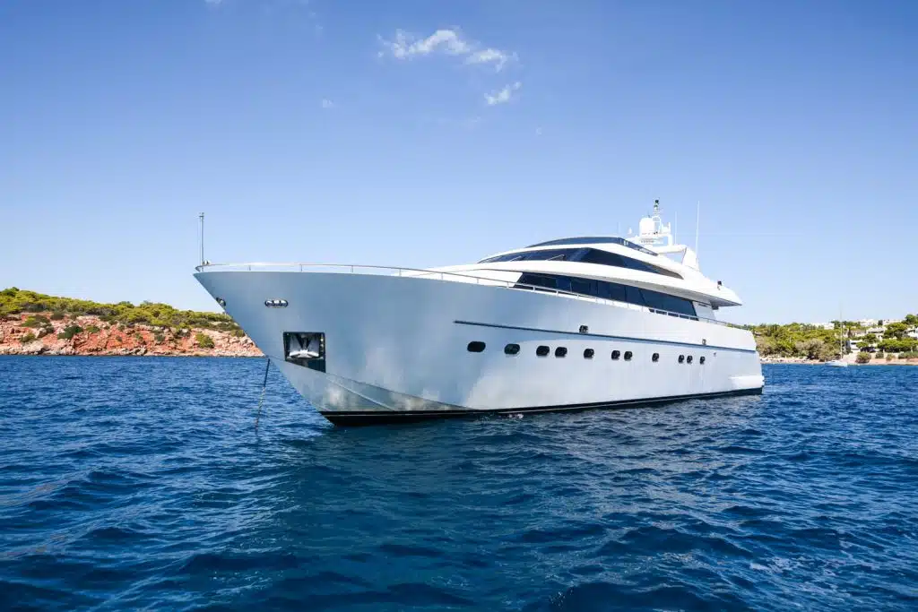 At Anchor Zen Motor Yacht For Charter In Greece